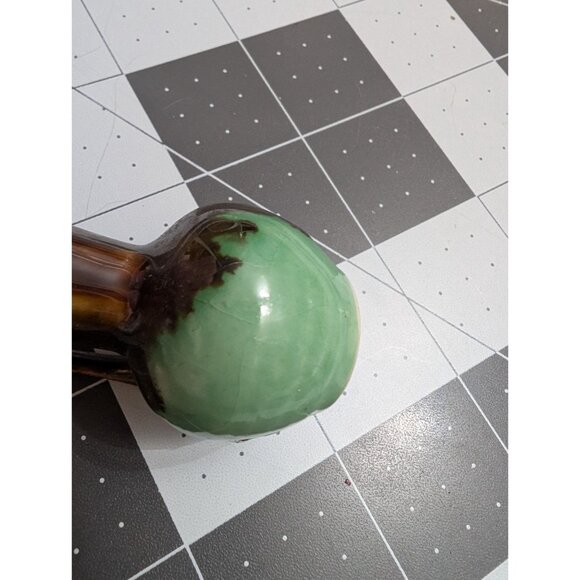 Boys Town Nebraska drip glaze mini picture green brown 3" souivner - Picture 3 of 6